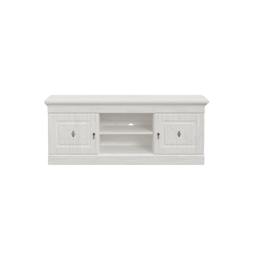 Móvel TV de 2 portas PORTOFINO branco