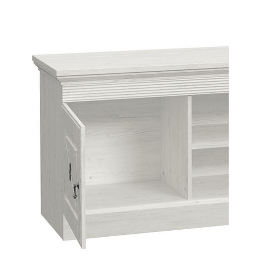 Móvel TV de 2 portas PORTOFINO branco