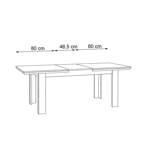 Mesa extensÃvel PORTOFINO branca Mesa extensÃvel PORTOFINO branca