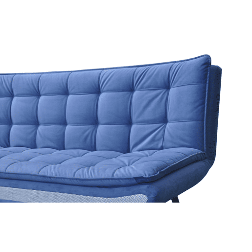 Sofá cama EVA 3 lugares cor azul