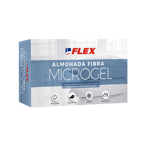 Almofada de fibra MICROGEL para cama de 70cm