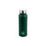 Garrafa 750 ml verde aço inoxidável