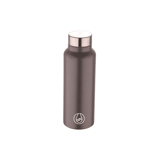 Garrafa 750 ml cinza aço inoxidável Garrafa 750 ml cinza aço inoxidável