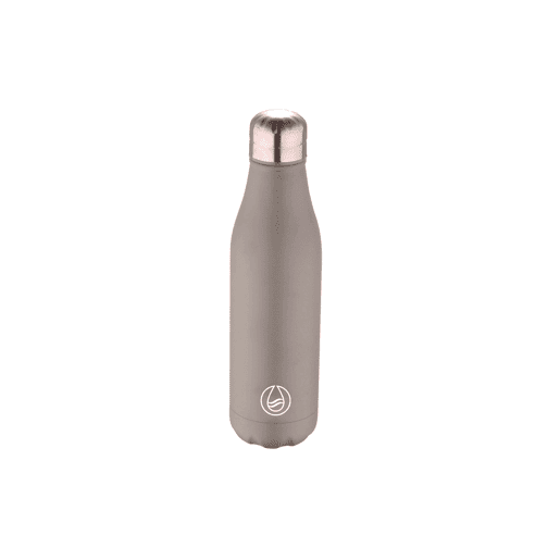 Garrafa 500 ml TERMOIAS cinza aço inoxidável