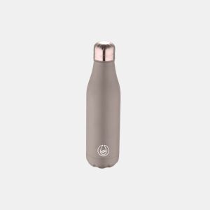 Garrafa 500 ml TERMOIAS cinza aço inoxidável