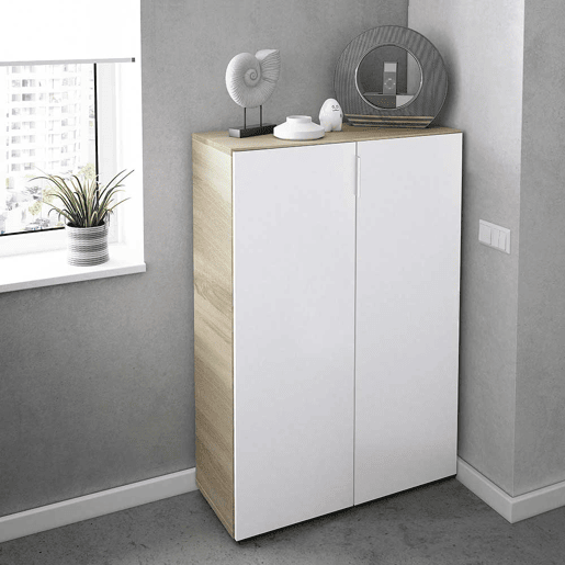 Sapateira com 2 portas e 6 prateleiras TAVIRA Sapateira com 2 portas e 6 prateleiras TAVIRA