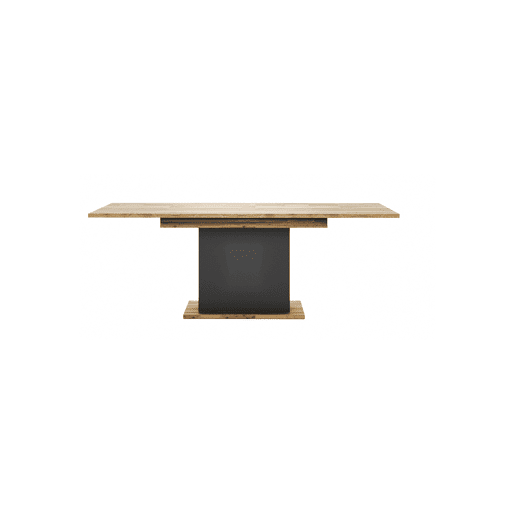 Mesa extensível SION cor antracite e carvalho