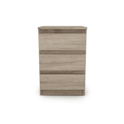 Mesa de cabeceira com 3 gavetas OSLO Mesa de cabeceira com 3 gavetas OSLO