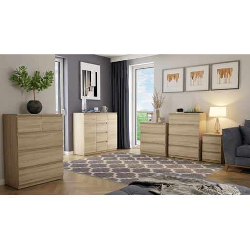 Mesa de cabeceira com 3 gavetas OSLO Mesa de cabeceira com 3 gavetas OSLO