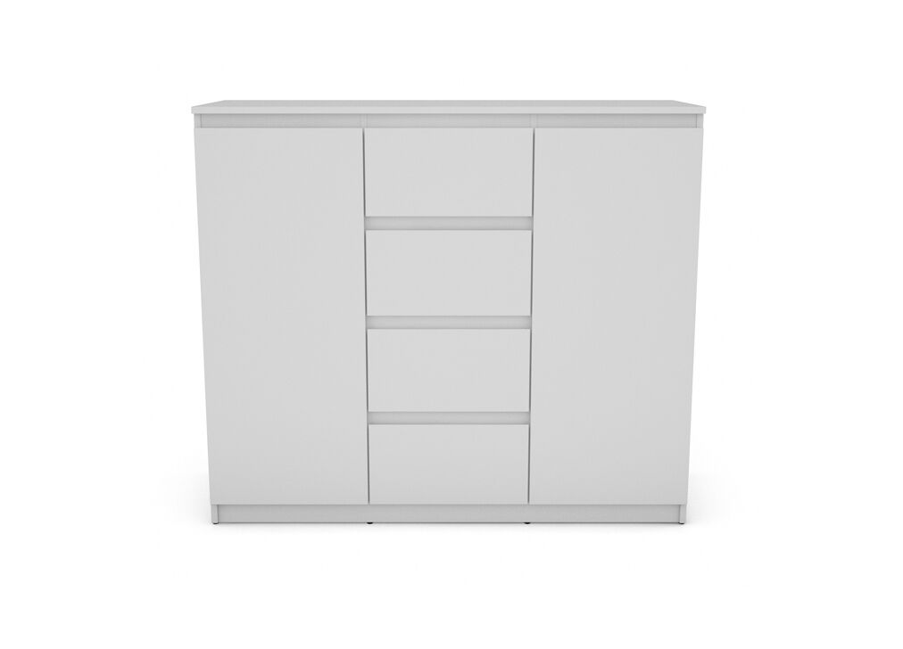 Aparador con 2 puertas y 4 cajones oslo - conforama