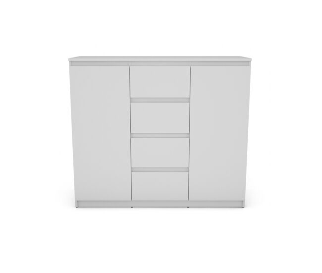 Aparador con 2 puertas y 4 cajones oslo - conforama