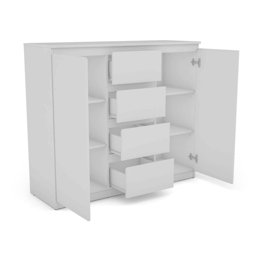 Aparador com 2 portas y 4 gavetas OSLO