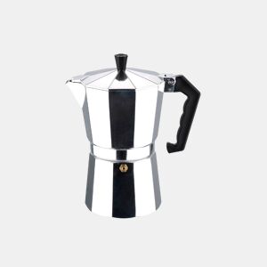 Cafeteira BOLONIA 9 xícaras aço inoxidável
