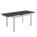 Conjunto de mesa TOKYO extensible con 4 sillas Conjunto de mesa TOKYO extensible con 4 sillas Negro