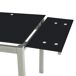 Conjunto de mesa TOKYO extensible con 4 sillas Conjunto de mesa TOKYO extensible con 4 sillas Negro