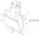 Campana decorativa inclinada INDESIT IHVP 6.6 LM K Campana decorativa inclinada INDESIT IHVP 6.6 LM K Negro
