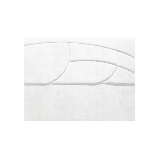 Cabeceira SAVANNAH pele sintética branco 160x120cm
