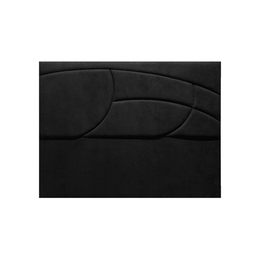 Cabeceira SAVANNAH pele sintética preto 160x120cm