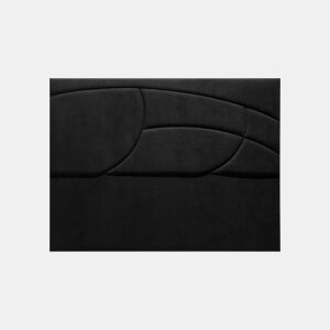 Cabeceira SAVANNAH pele sintética preto 160x120cm