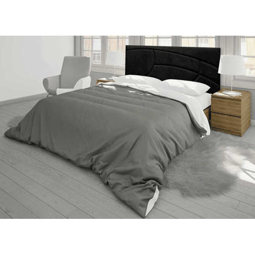 Cabeceira SAVANNAH pele sintética preto 160x120cm