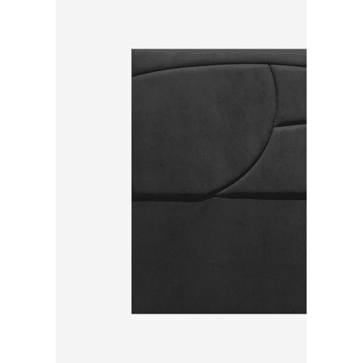 Cabeceira SAVANNAH pele sintética preto 160x120cm