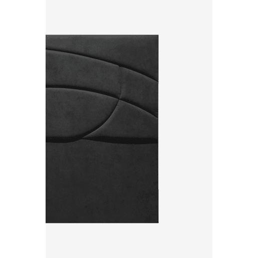 Cabeceira SAVANNAH pele sintética preto 160x120cm