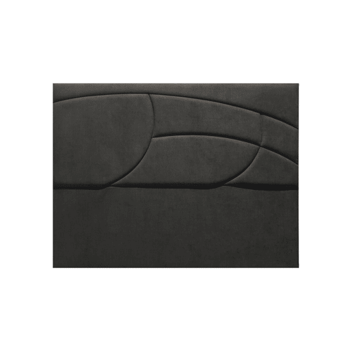 Cabeceira SAVANNAH tecido cinza escuro 160x120cm