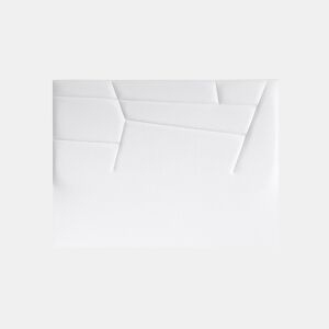 Cabeceira MINNESOTA pele sintética branco 160x120cm
