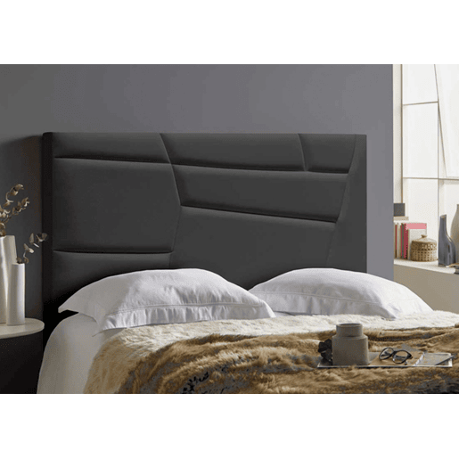 Cabeceira MINNESOTA tecido cinza 160x120cm Cabeceira MINNESOTA tecido cinza 160x120cm