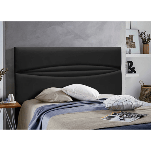 Cabeceira DAKAR tecido cinza escuro 160x120cm Cabeceira DAKAR tecido cinza escuro 160x120cm