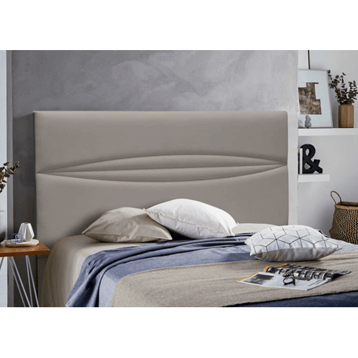 Cabeceira DAKAR tecido cinza 160x120cm Cabeceira DAKAR tecido cinza 160x120cm