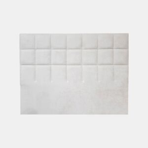 Cabeceira MIAMI tecido branco brillo 160x120cm