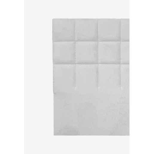 Cabeceira MIAMI tecido branco brillo 160x120cm Cabeceira MIAMI tecido branco brillo 160x120cm