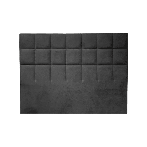 Cabeceira MIAMI tecido cinza escuro 160x120cm