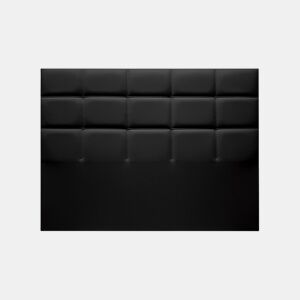 Cabeceira KENTUCKY pele sintética preto 160x120cm