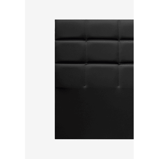 Cabeceira KENTUCKY pele sintética preto 160x120cm
