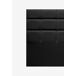 Cabecero KENTUCKY piel sintética negro 160x120cm Cabecero KENTUCKY piel sintética negro 160x120cm Negro