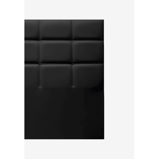 Cabeceira KENTUCKY pele sintética preto 160x120cm