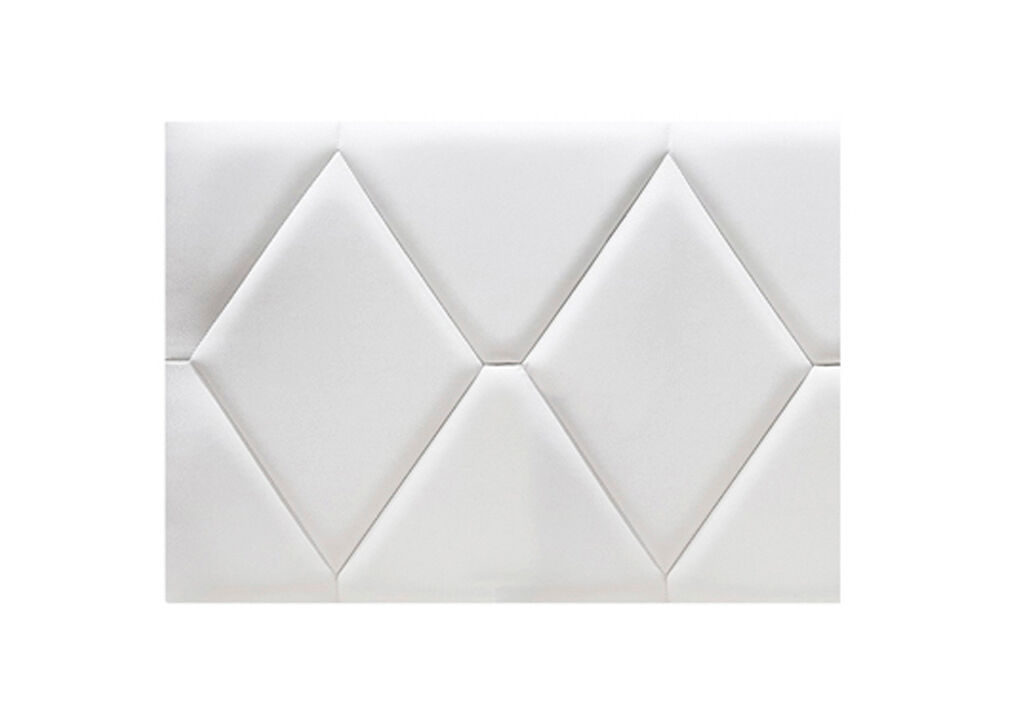 Cabecero hawaii 105cm blanco polipiel - conforama