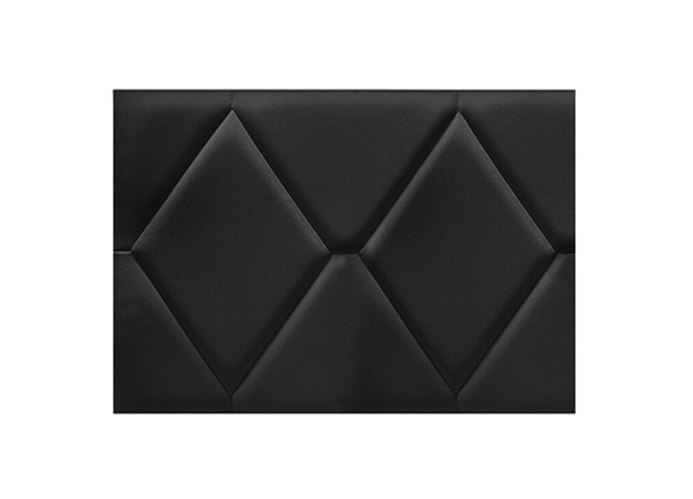 Cabecero hawaii 105cm negro polipiel - conforama