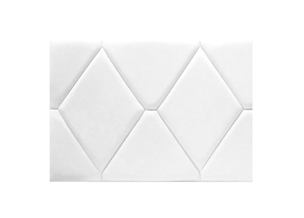 Cabecero hawaii 105cm extra blanco tela - conforama