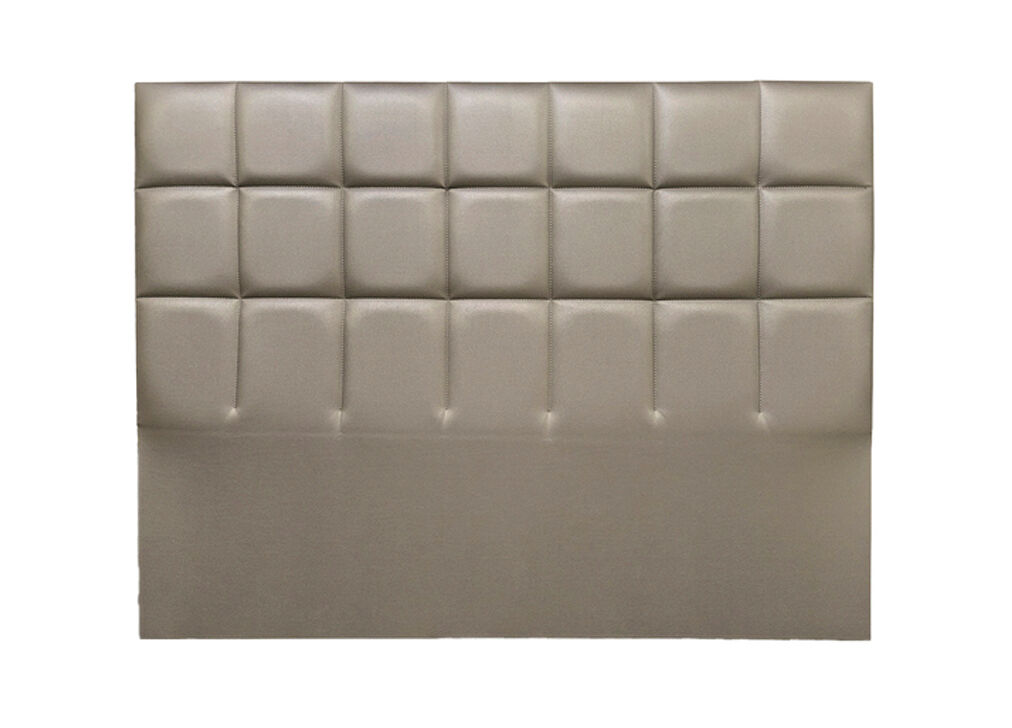 Cabecero miami piel sintética champagne 160x120cm - conforama