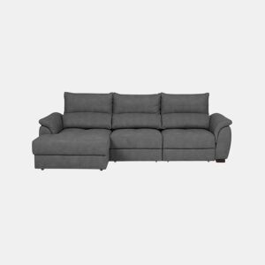 Chaise longue BENSON com cama esquerda 4 lugares antracite