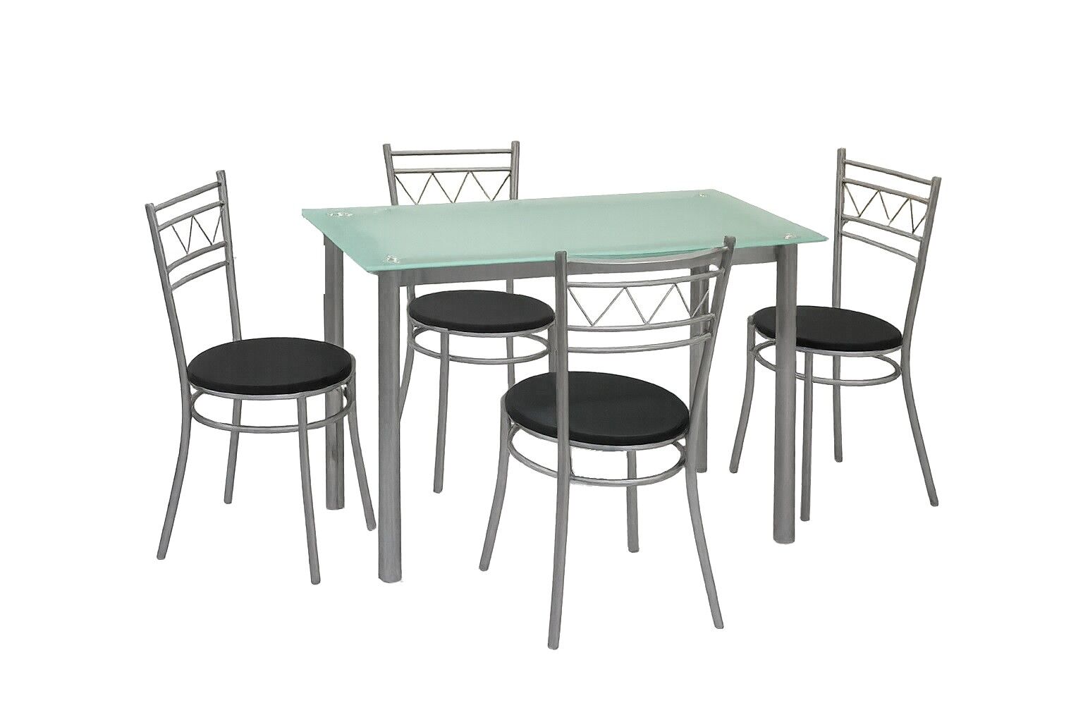 Conjunto de mesa con 4 sillas MILAN