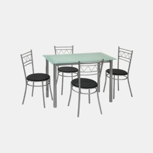 Conjunto de mesa com 4 cadeiras MILAN II