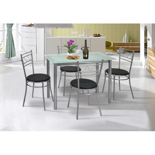 Conjunto de mesa com 4 cadeiras MILAN II Conjunto de mesa com 4 cadeiras MILAN II