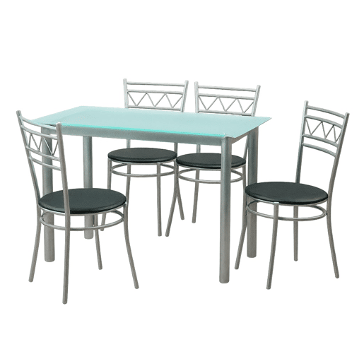 Conjunto de mesa com 4 cadeiras MILAN II Conjunto de mesa com 4 cadeiras MILAN II