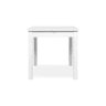 Mesa extensível quadrada DORA 80x80cm cor branca
