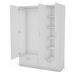 Armario OSLO puertas batientes y 2 cajones144x200cm blanco Armario OSLO puertas batientes y 2 cajones144x200cm blanco Blanco