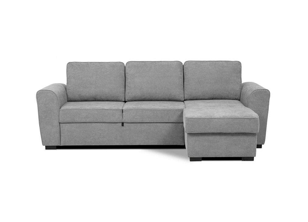 Chaise longue con cama aston reversible 3 plazas gris - conforama